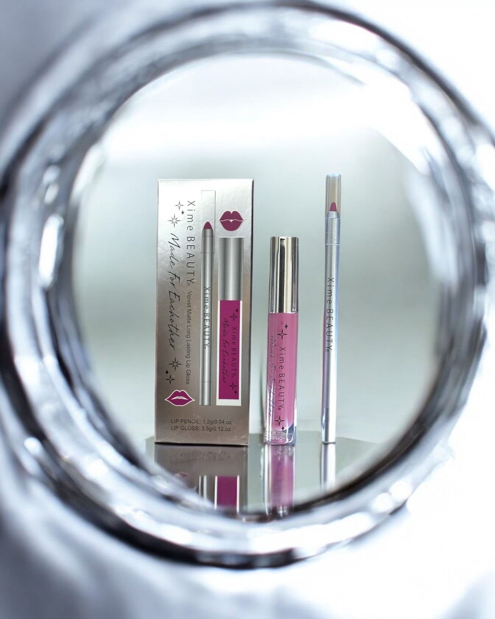 Velvet matte long lasting lip gloss rose