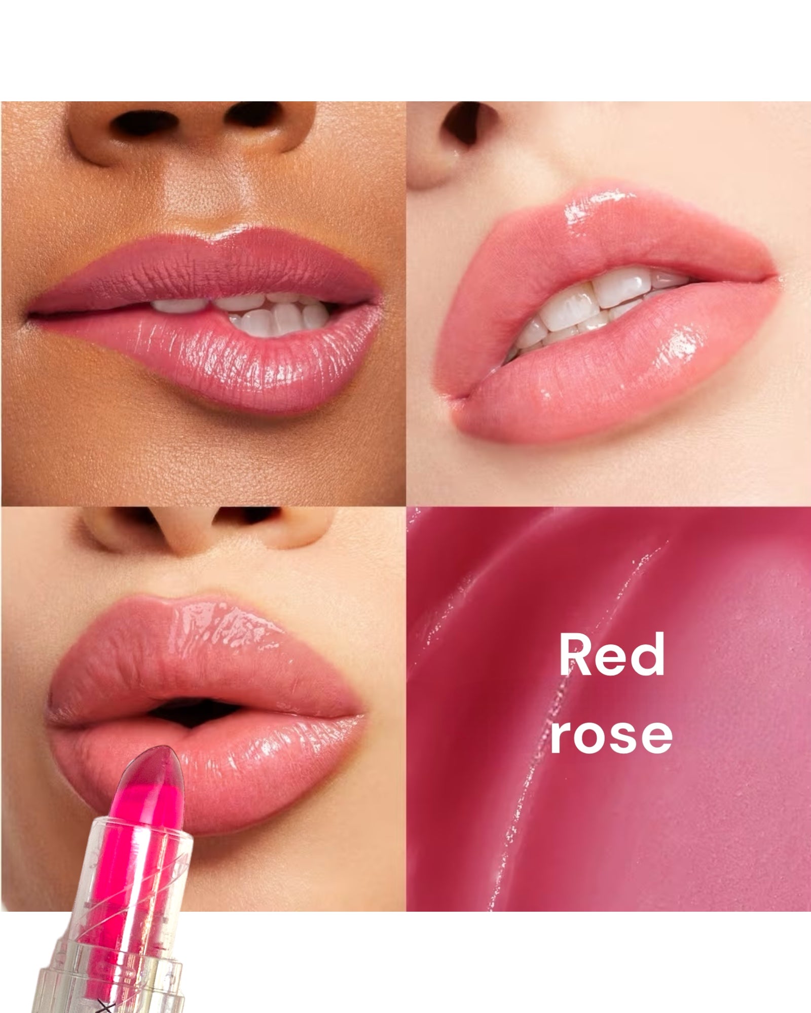 Jiggle red rose ph lip balm